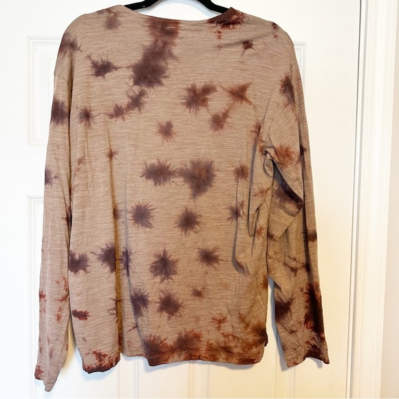 Lululemon lab Wool-Blend Tie Dye Long Sleeve Shirt - Picture 4 of 5